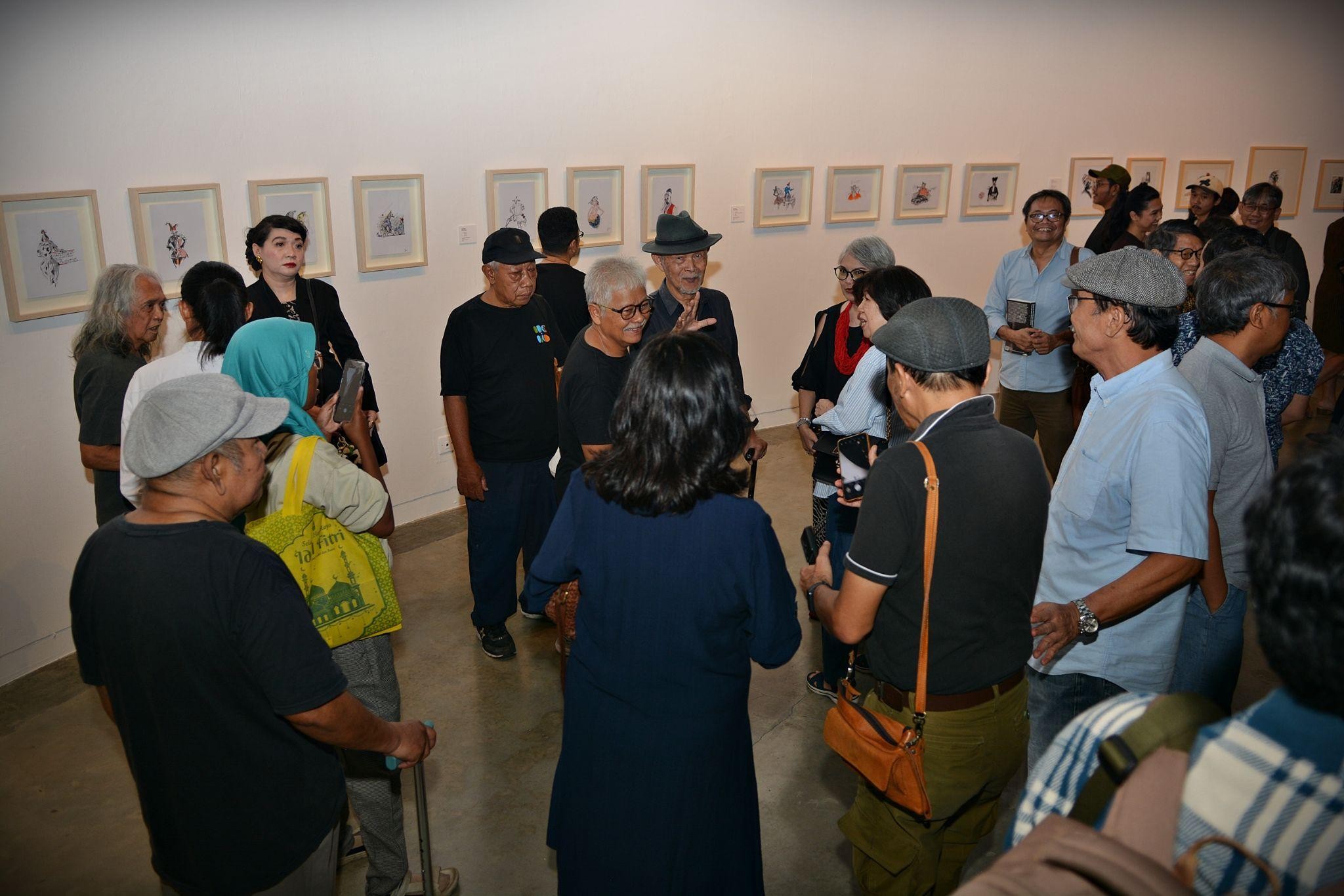 Pembukaan pameran Teks, Gambar, Kitab